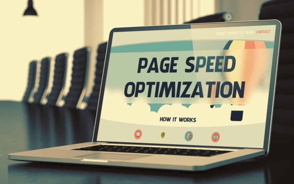 Optimizing page speed by compressing images, improving script loading, and setting up page speed plugins to improve searchability.