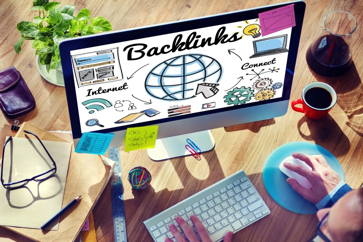 Backlinks Technology Online Web Concept